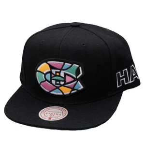 Montreal Canadiens Mitchell & Ness Color Stained Glass Snapback Hat Cap - Black - Picture 1 of 2
