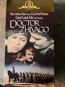 Doctor Zhivago VHS 2-Tape Set 1988 Full Screen Color Edition Oscar Winner MGM - Foto 1 di 3