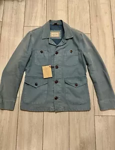 Giacca da campo Capalbio Abbigliamento 4 bottoni in tela blu - IT 48 - Foto 1 di 2