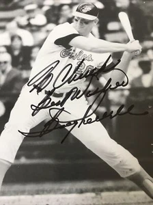 Vintage Baltimore Orioles Baseball Team 1st Baseman Boog Powell Autograph Photo - Picture 1 of 3