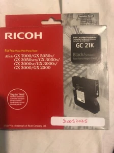 Cartouche gel RICOH GC-21K 405532 J734-17 Ricoh Aficio GX 2500,3000,5050,7000 - Photo 1/2