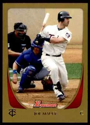 2011 Bowman Gold Joe Mauer Minnesota Twins #35 - Image 1 of 2