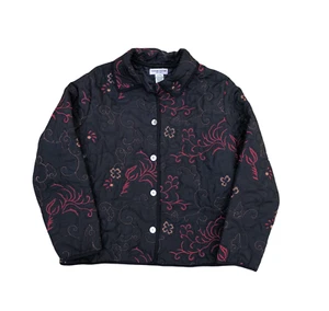 NOTATIONS Vintage Cardigan Sweater Jacket Women's Petite XL Quilted Embroidered - Picture 1 of 6