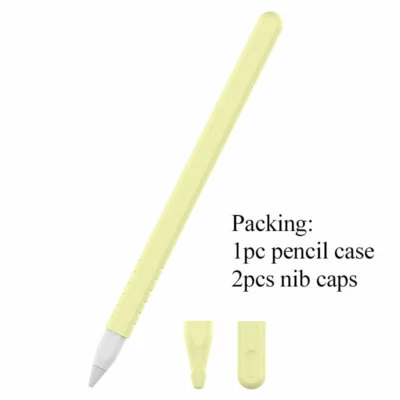 For Apple Pencil 2 Durable Silicone Styluses Pen Cap Colorful Nonslip Case Cov L - Image 1 of 4