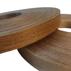 1.9cm×50M Black Walnut Edge Banding,0.8mm Thick No-glued Wood Veneer Strip - Picture 1 of 7