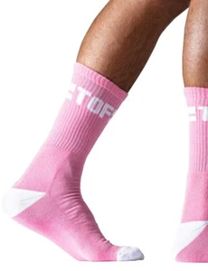TOF Paris - Sports Socks - Pink/ Khaki/ Black/ White/ Grey - Picture 1 of 20