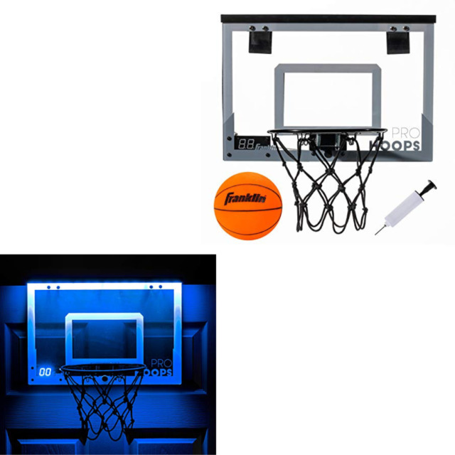 Franklin Sports Mini Basketball Hoop - Premium Gold Chrome Wall Mounted  Backboard Mini Hoop with Rim…See more Franklin Sports Mini Basketball Hoop  