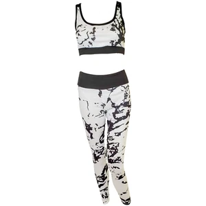 Yoga Outfit Women 2 Piece Workout Gym High Waist Leggings Sport Bra Set - Picture 1 of 3