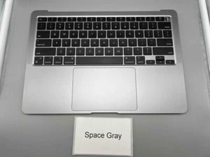 Apple MacBook Air A2337 M1 2020 13 Topcase Keyboard Battery Space GRAY B Grade - Picture 1 of 12
