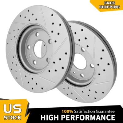 Rotores de freio a disco dianteiro para 2008-2011 2012 2013 kit de freios Nissan Rogue - Imagem 1 de 4