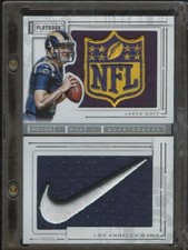 CUSTOM CARD 2016 Panini Playbook JARED GOFF RC NFL Shield Patch Nike /149 JA20