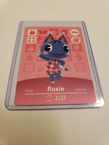 Rosie #386 Animal Crossing Amiibo Card AUTHENTIC Series 4 NEW NEVER SCANNED!!!