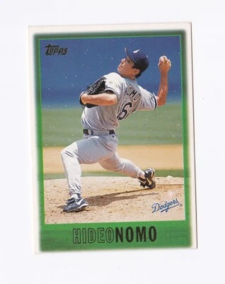 1997 Topps #440 Hideo Nomo Los Angeles Dodgers - Image 1 of 2