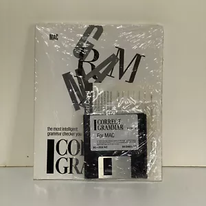 Correct Grammar for Mac OEM - Manual & 3.5 - #B5-39000 - Vintage - New Old Stock - Picture 1 of 3