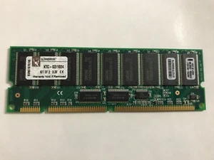 KINGSTON 512MB SDRAM SDR PC133 168PIN 3.3V RDIMM ECC REGISTERED KTC-G2/1024 - Picture 1 of 2