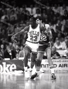 Michael Jordan & Kevin McHALE NBA Basketball 1986-87 Original 35mm Negativ - Bild 1 von 3