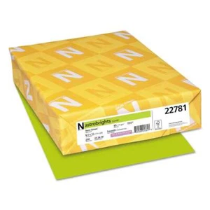 Astrobrights Color Cardstock, 65lb, 8 1/2 x 11, Terra Green, 250 Sheets - Picture 1 of 4