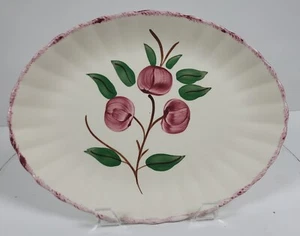 Oval Platter 13.5" x 10" ~ Cherry Bounce ~ Blue Ridge Southern Potteries ? - Picture 1 of 5