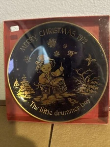 Linder Kueps Bavaria ~ Merry Christmas 1972 ~ The Little Drummer Boy ~ Plate - Picture 1 of 2