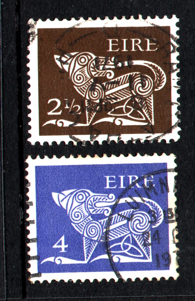 Usado "perro estilizado - broche siglo VII" IRLANDA 1971 Foto 1 de 2