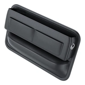 Car Interior Seat Gap Slit Organizer Pockets PU Leather Car Seat Crevice Storage - Picture 1 of 11