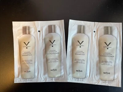 2 juegos de 2 muestras de champú y acondicionador para cabello Nexxus Y Serum de aspecto más joven Foto 1 de 3