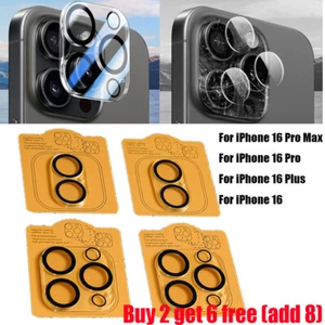 9H Camera Lens For iPhone 16 Plus Pro Max Case Protector Tempered Glass Cover - Picture 1 of 16