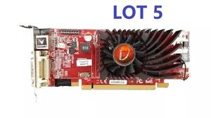 LOT 5 ATI VisionTek HD 4350 512MB DDR2 Low Profile S-Video TV DMS-59 Video Card - Picture 1 of 4