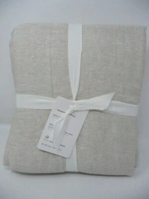 Pottery Barn Willow Cotton Linen  Duvet COVER Full QUEEN   Flax - Image 1 of 2