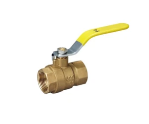 1-1/4" Brass Ball Valve Full Port JOMAR Female NPT Thread WOG 600 - Picture 1 of 3