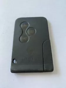 CARTE CLEF NON VIERGE A REPROGRAMMER - RENAULT MEGANE II (2) - 3 BOUTONS - Imagen 1 de 2