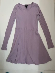 Vestido tejido lila para niña 7/8 - Imagen 1 de 2