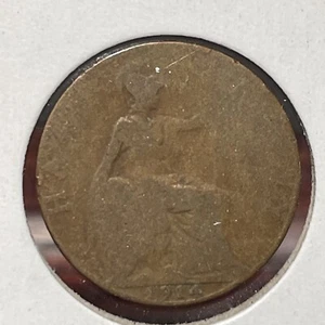 England 1914 Half Penny, George V F2159 - Picture 1 of 2
