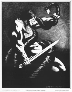 Berni Wrightson Limited Edition Plate from "Apparitions" Portfolio 1978 - Bild 1 von 1