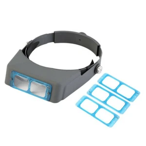 Optical Headband Magnifier Hands Free Magnifying Glass 1.5X 2X 2.5X 3.5X BU - Picture 1 of 8