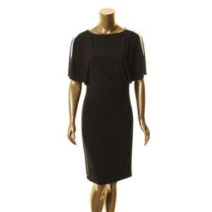 LAUREN RALPH LAUREN NEW Women's Topaz Two Tone Sheath Dress TEDO - Picture 1 of 2