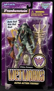 MCFARLANE TOYS 1996: WETWORKS SERIE 2 FRANKENSTEIN (REPINTADO VERDE) FIGURA SIN USAR, EN CAJA - Imagen 1 de 1