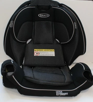 Assento de carro Graco 4Ever Extend2Fit almofada de tecido substituição preta - Imagem 1 de 4
