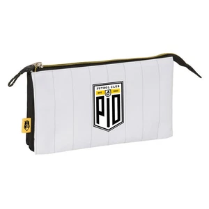 Trousse Fourre-Tout Triple Kings League PÍo Blanc Noir 22 x 12 x 3 cm - Imagen 1 de 3