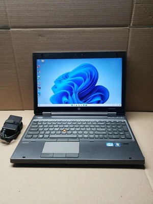 HP Elitebook 8560w 15.5" FHD Intel i7-2820QM 2.30GHz 16GB DDR3 1TB HDD - Image 1 of 4