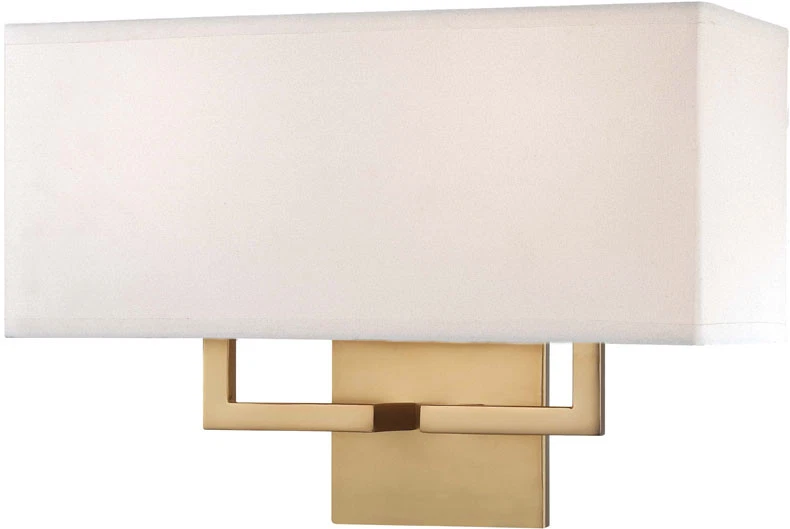 George Kovacs Wall Sconce Lighting with Shades, 2 Light, 120 Watts, Honey Gold - Image 1 of 1