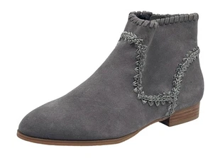 Jack Rogers Gemma Suede Ankle Booties, Gray, Size 5.5, M - Picture 1 of 13