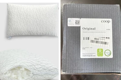 NEW Coop The Original Adjustable Cross Cut Memory Foam Pillow KING - Image 1 of 4