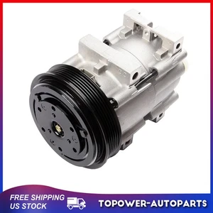 ECCPP A/C AC Compressor W/Clutch For 90-95 Ford F-150 F-250 F-350 Bronco F-53 - Bild 1 von 8
