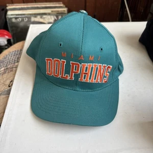 Vintage Miami Dolphins Starter Arch Hat SnapBack Teal - Picture 1 of 5
