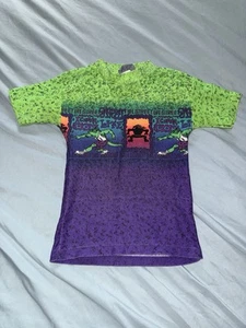Vintage Y2K Iguana Don Shirt Green Boys Size 5 Sleeve Tee Retro Street Life - Picture 1 of 7