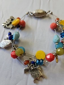 Chicos Fisch Schildkröte Vintage Armband Mehrfarbig (J41) - Bild 1 von 4