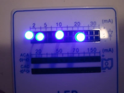 20x LED 3mm blau superhell Low-Current 2mA #3-104/5 - Bild 1 von 4