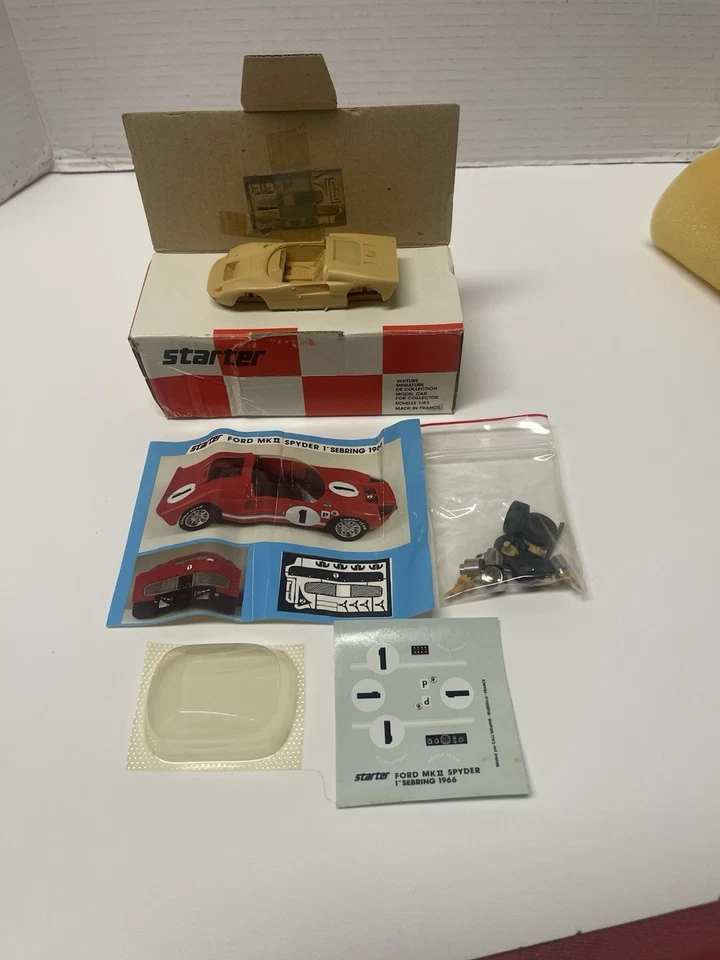 Motor De Arranque 1/43 #1 Ford MK2 1966 12 Horas De Sebring - ¡¡Kit Modelo De Resina De Colección!!! Foto 1 de 4