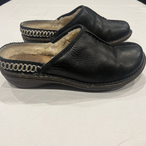 Zoccoli in pelle Ugg Australia donna classici comodi 1927 scarpe Mary Jane taglia 7